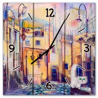 Настенные часы Дом Корлеоне Сказочный город 30х30 см