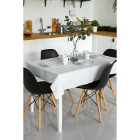 Скатерть Amaro Home Grace Вензеля Home-1001-GVSS, 110х150 см