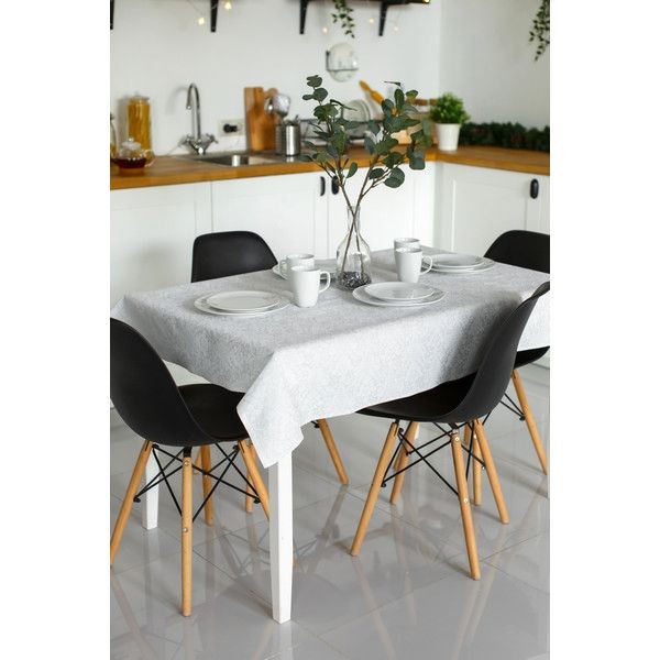 Скатерть Amaro Home Grace Вензеля Home-1001-GVSS, 110х150 см