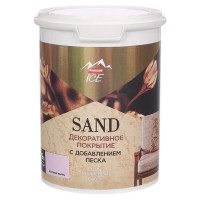 Декоративное покрытие Parade Ice Sand с эффектом песчаной дюны цвет розовый кварц 0.9 л
