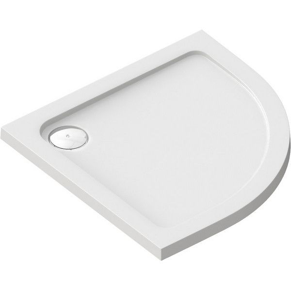 Душевой поддон Slim акрил 1/4 круга 80x80 см