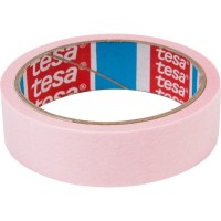 Лента малярная розовая Tesa, 25 мм x 25 м