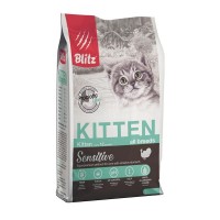 Сухой корм для котят, беременных и кормящих кошек BLITZ 2 кг