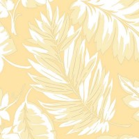 Обои виниловые Aura Paradise жёлтые 0.53 м PA34258