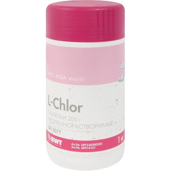 Растворимые таблетки BWT AQA marin L-Chlor, 1 кг