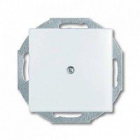 Заглушка встраиваемая ABB Basic 55, цвет альпийский белый