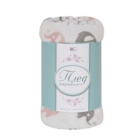 Плед Baby nice US21184/6 Слоники, 100х118 см, велюр