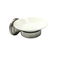 Мыльница для ванной Bath Plus BRONX nickel BX-65708