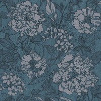Обои флизелиновые Dekens Wallcoverings Nv Dekens Stylish синие 100386 0.53 м