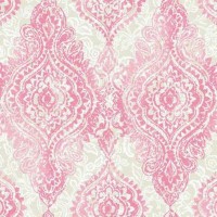 Обои бумажные York Wallcoverings Wallpapher розовые WH2708 0.68 м
