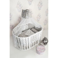 Комплект постельного белья AmaroBaby Радуга в кроватку, бязь 18 предметов