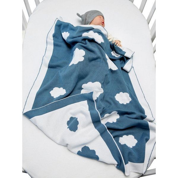 Плед AmaroBaby Teeny Dream Облака AMARO-62TDO-Si, 75х105 см