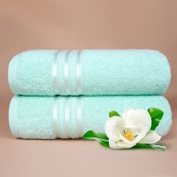 Набор банных полотенец Harmonika цвет: ментоловый (70х130 см - 4 шт) br35808