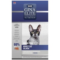 Gina ELITE GF CAT SALMON Корм беззерновой сухой для взрослых кошек Лосось 3кг.