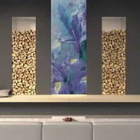Фотообои Urban Style (Ирисы) US 132 100х270 см
