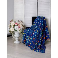 Плед Текстильная лавка Космос ПФнаб180х150дет230Космос, 150х180 см