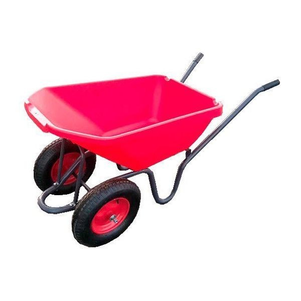 Тачка садовая двухколесная 250 кг/110 л