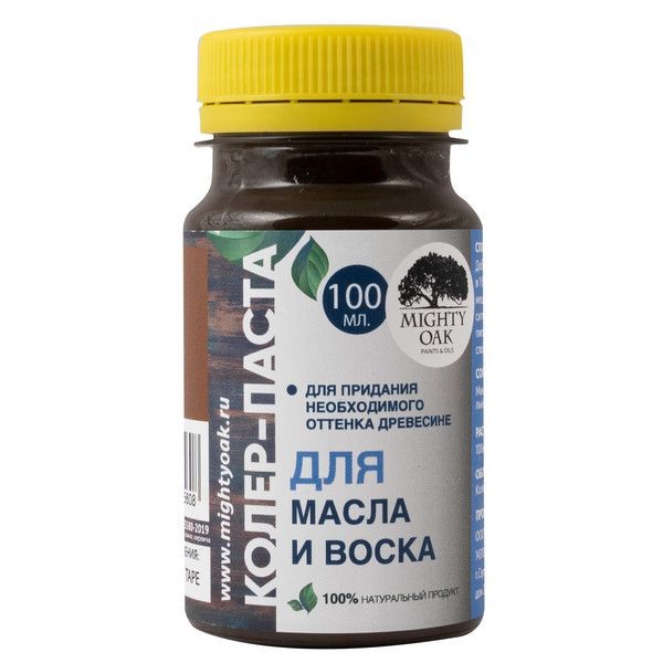 Колер-паста Mighty Oak К-74 цвет дуб 100 мл