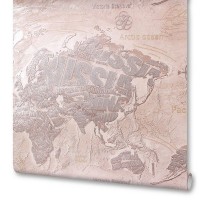 Обои флизелиновые Victoria Stenova Global коричневые 1.06 м 998666