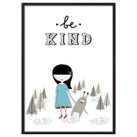 Постер Дом Корлеоне Монстр "34;Be kind "34; 07-0637-30х40, 30х40 см