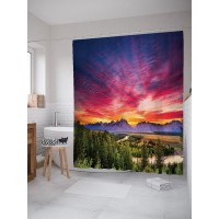 Шторка для ванной Ambesonne Тихий маяк 180х200 см