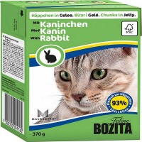 Влажный корм для кошек BOZITA Кусочки в желе Кролик 370 г