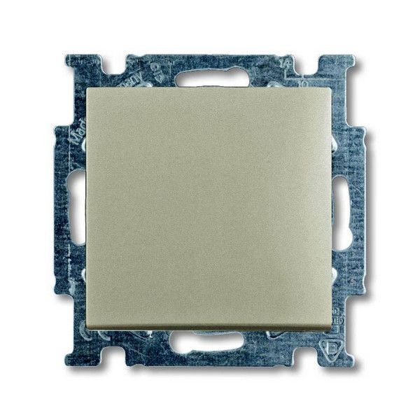 Выключатель встраиваемый ABB Basic 55 1 клавиша, цвет шампань