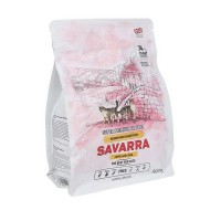 Сухой корм для кошек с чувствительным пищеварением SAVARRA Sensitive Cat Ягненок и рис 400г