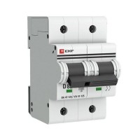 Выключатель автоматический EKF PROxima mcb47125-2-80D 2Р 230В 80А