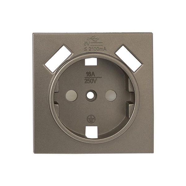 Лицевая панель для розетки EKF Валенсия PROxima ESR16-L-028-40-2USB
