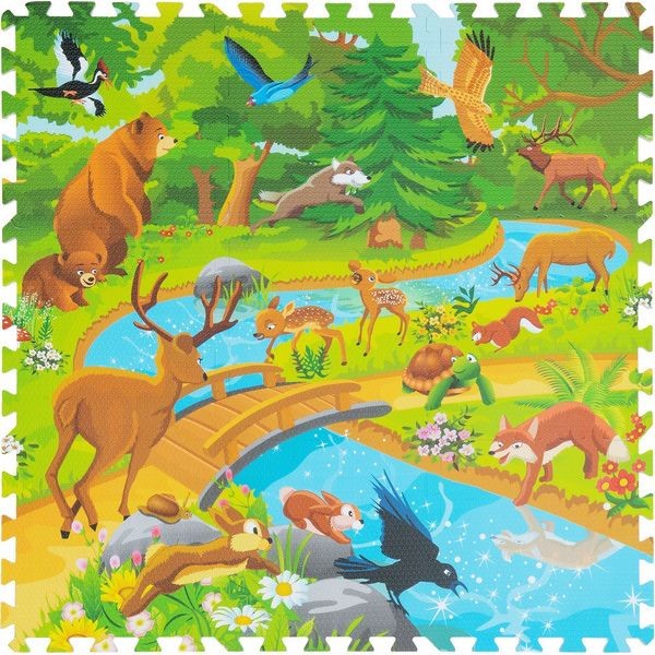Коврик «Сказка» 30x30 см, винил, мультиколор