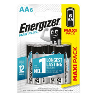 Батарейка алкалиновая Energizer Max Plus AA, 6 шт.