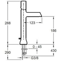Смеситель для раковины JACOB DELAFON E8960-CP