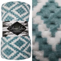 Плед TexRepublic Deco Lux Ромбы 200х220 см, фланель