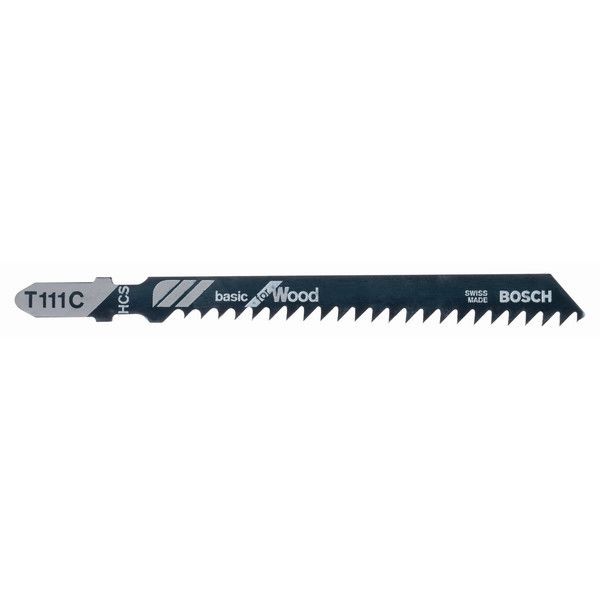 Пилки для лобзика по дереву T111C Bosch, 3 шт.