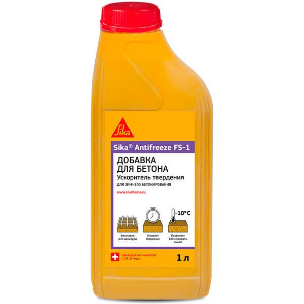 Добавка морозостойкая Sika Antifreeze FS-1, 1 л