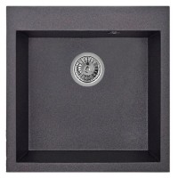 Кухонная мойка GRANULA кварцевая GR-5102 505*510 мм черный.
