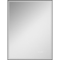 Зеркало с подсветкой Stretto Black LED 60х80 см