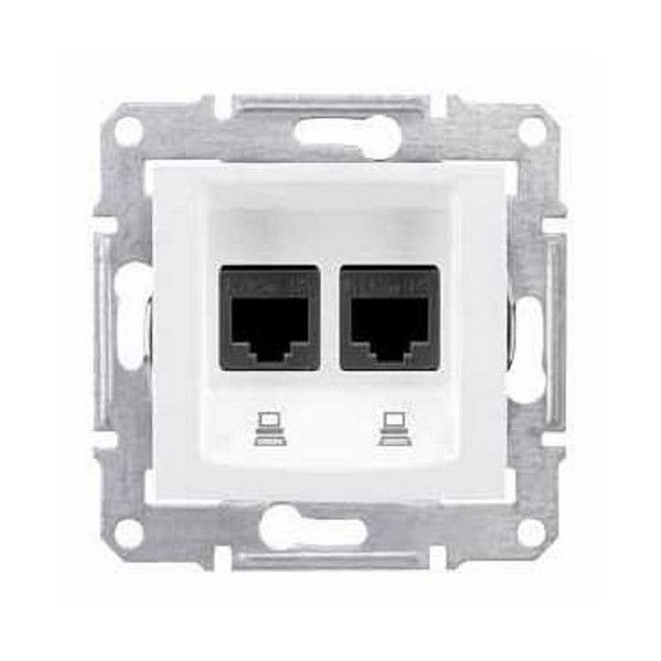 Розетка компьютерная Schneider Electric SEDNA SDN4400121