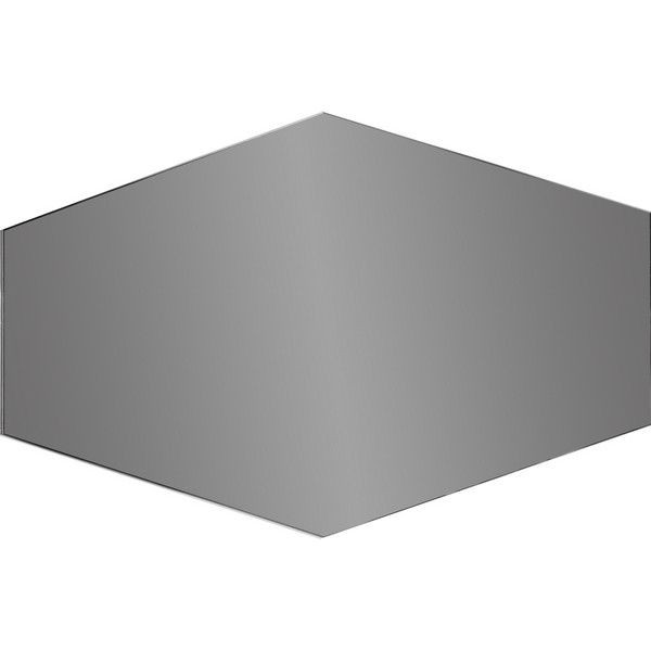 Плитка зеркальная Mirox 3G шестигранная 30x20 см цвет графит, 6 шт.
