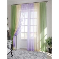 Тюль Томдом Милури TD-206681-260 см сиренево-зеленый