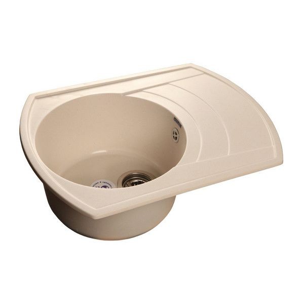 Кухонная мойка GranFest R-650 L RONDOR-650 L бел