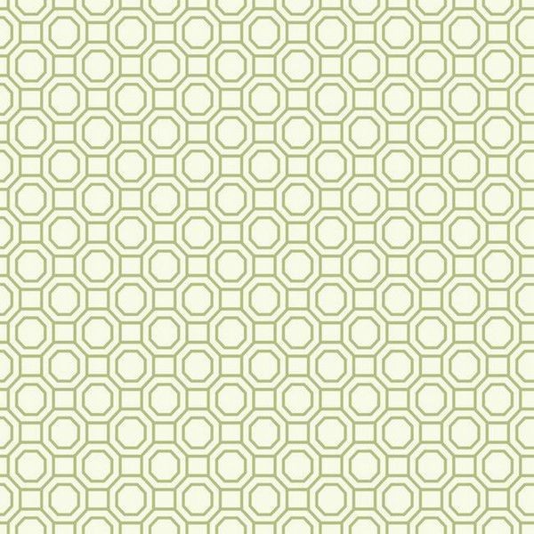 Обои бумажные York Wallcoverings Williamsburg III зеленые GS6238 0.52 м
