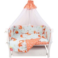 Комплект постельного белья Amarobaby Пушистики AMARO-3007-Psh, 7 предметов
