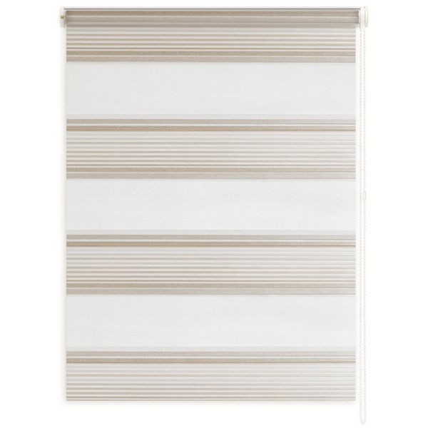 Штора рулонная день-ночь Miamoza Verona 40x160 см белая
