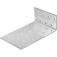 Уголок анкерный 40x120x80x1.8 мм цвет серебро