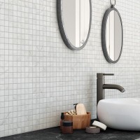 Мозаика Artens Mineral 30х30 см, мрамор, цвет белый