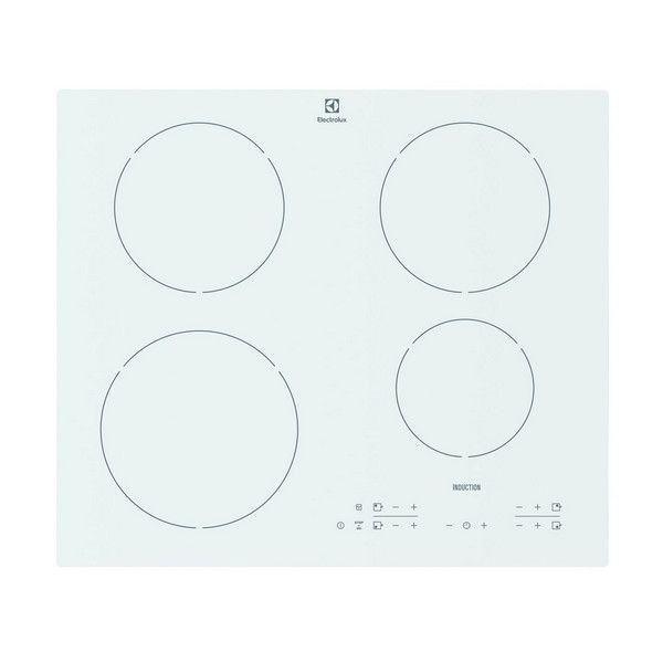 Варочная панель индукционная Electrolux EHH96340IW, 4 конфорки, 59x52 см, цвет белый
