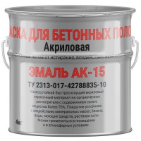 Краска для пола Грида полуматовая цвет серый 4 кг