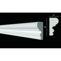 Молдинг стеновой Decor-Dizayn DD608 21х2000 мм дюропласт